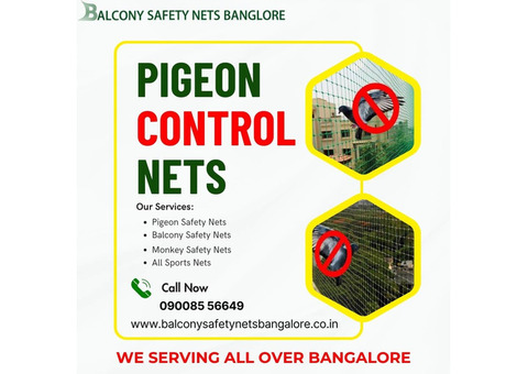 Best Pigeon Control Nets in Bangalore | Venky Safety Nets