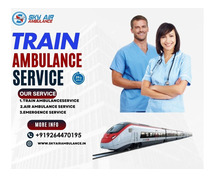 Sky Train Ambulance in Ranchi provides all necessary medical care