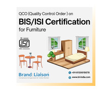 Recent QCO (Quality Control Order) By BIS for Furniture