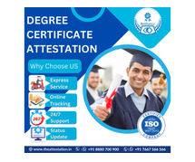 Reliable Degree Certificate Attestation Services in Kochi