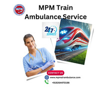 In Kolkata, MPM Train Ambulance guarantees prompt transfer during emergencies.