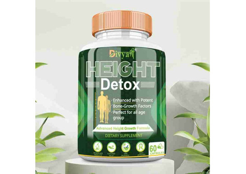 Buy Divyashree Height Detox | Natural Ayurvedic Supplement for Height Growth