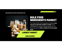 Bulk Food Ingredients Market Share and Growth Projections: USD 845.4 Billion by 2028