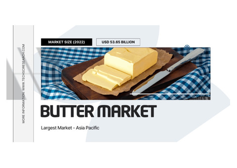 Butter Market Trends, Demand, and Market Size Analysis: Valued at {USD 53.65 Billion}