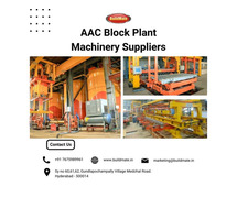 AAC Block Plant Machinery Suppliers | +91 76759 89961 | Buildmate