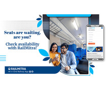 Check Real-Time Train Seat Availability with RailMitra!