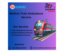 Medivic Train Ambulance in Allahabad is the best choice for Long-Distance Transfer