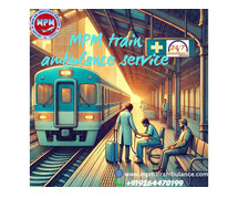 MPM Train Ambulance in Kolkata offers a safe and comfortable journey for patients