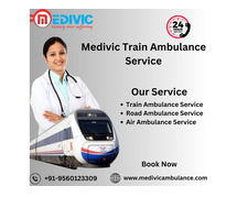 Medivic Train Ambulance in Jamshedpur Offers Excellent Medical Relocation Services