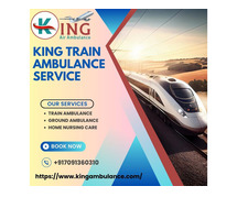 King Train Ambulance Service in Lucknow for Hassle-Free Patient Transfer