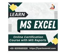 MS Excel Online Certification Course