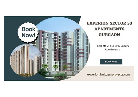 Experion Developers Sector 53 Gurgaon With Spacious Rooms