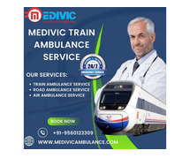 Medivic Train Ambulance Service in Darbhanga ensures Sufficient Care while Traveling