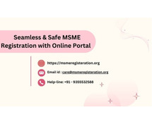 Seamless & Safe MSME Registration with Online Portal