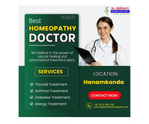 Best Homeopathy Doctors in Hanamkonda – Expert Care by Dr. Geetha!