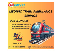 Medivic train ambulance services are available for all your transfer needs in Dibrugarh