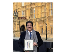 Sandeep Marwah Honored in British Parliament for the Eighth Time with Bharat Gaurav Award