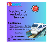 Medivic Train Ambulance Services in Allahabad ensure adequate care during the journey