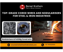 Top-Grade Cored Wires and Nodularisers for Steel & Iron Industries!