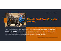 Middle East Two-Wheeler Market Share, Trends & Analysis: [9.45%] CAGR Projected