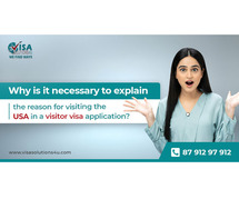 Why is it important to explain for visiting the USA in a visitor visa | Call Us: 8791297912