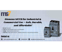 Siemens MCCB for Industrial & Commercial Use – Safe, Durable, and Affordable!