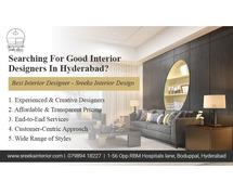 Searching For Good Interior Designers In Hyderabad?