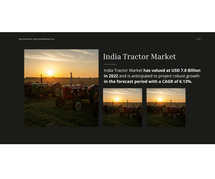 India Tractor Market Share, Size, and Growth: USD 7.8 Billion, {6.13%} CAGR Ahead