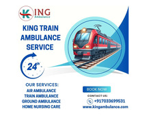 Book Hygienic King Train Ambulance Service in Ranchi