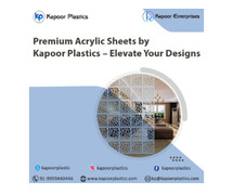 Premium Acrylic Sheets by Kapoor Plastics – Elevate Your Designs