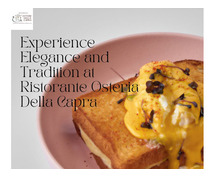 Experience Elegance and Tradition at Ristorante Osteria Della Capra