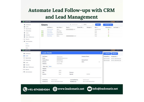 Automate Lead Follow-ups with CRM and Lead Management