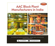 AAC Block Plant Manufacturers in India | +91 76759 89961 | Buildmate