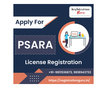 PSARA License Registration in India