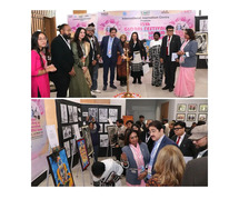 AAFT School of Fine Arts Hosts Inspiring Painting Exhibition at the 13th GFJN & AVGC