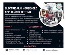 Electrical Household Products Testing Lab in India