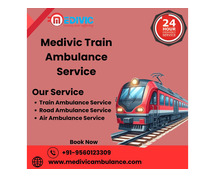 Medivic Train Ambulance Services in Lucknow: This service is very beneficial for patients