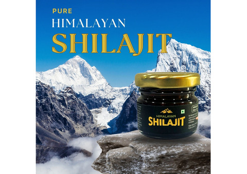 100% Pure Himalayan Shilajit Resin with 87% Fulvic Acid, Lab Tested – 20gm