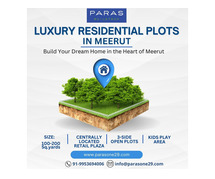 Book Plots in Meerut by Paras Group