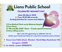 Women's Day Celebration at Lions Public SchooL Dhankot Gurugram