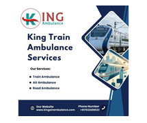 Call us 24/7 to book services offered by King Train Ambulance Service in Patna