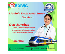 Medivic Train Ambulance Service in Jamshedpur is very economical for patients