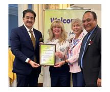 Dr. Sandeep Marwah Inducted as a Member of Rotary E-Club of Winter Haven