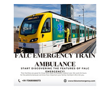 Use the most trusted Falc Emergency Train Ambulance Service in Ranchi at the lowest fee