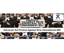 Advocate Act Protest in Opposition to the New Amendment Bill