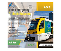 Booking of Falc Emergency Train Ambulance Service in Guwahati is Very Simple and Easy