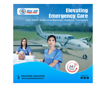 Opt Air Ambulance in Patna with Better Medical Aid by Sky Air Ambulance