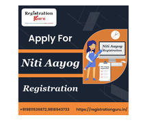 Niti Aayog Registration in India