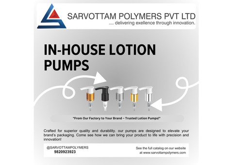 Top Lotion Pump Manufacturers in Mumbai Mumba