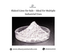 Slaked Lime for Sale – Ideal for Multiple Industrial Uses